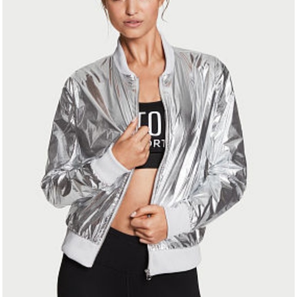 Victoria's Secret Jackets & Blazers - NWT! VICTORIA'S SECRET METALLIC JACKET